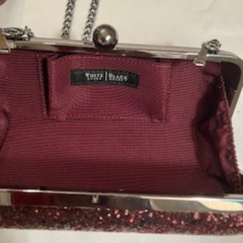 White House Black Market Ella Rosey Sequin Clutch Bag - Picture 4 of 5